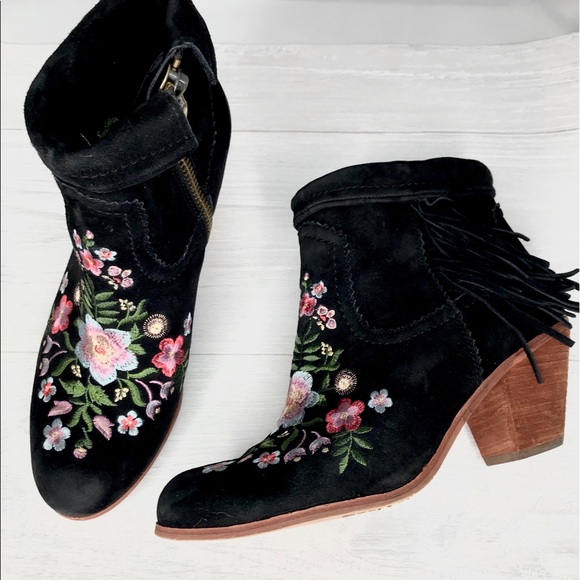 sam edelman embroidered booties